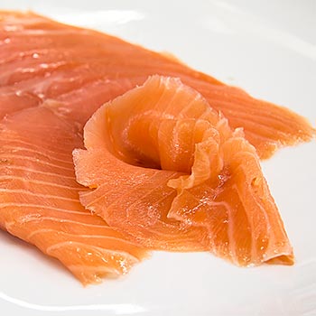 Schottischer Räucherlachs, geschnitten